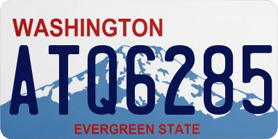 WA license plate ATQ6285