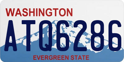 WA license plate ATQ6286