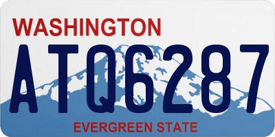 WA license plate ATQ6287