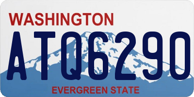 WA license plate ATQ6290