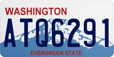 WA license plate ATQ6291