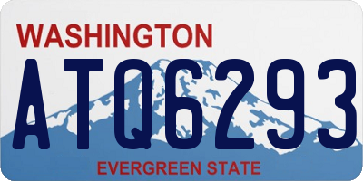 WA license plate ATQ6293