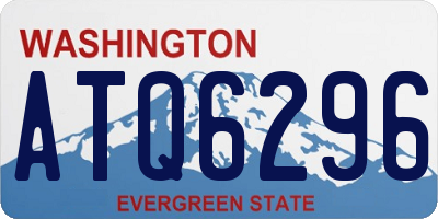 WA license plate ATQ6296