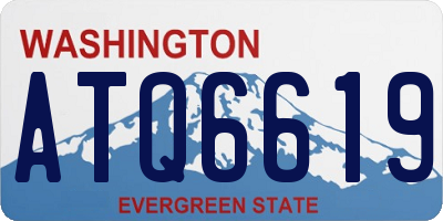 WA license plate ATQ6619