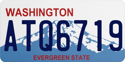 WA license plate ATQ6719