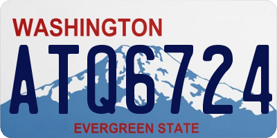 WA license plate ATQ6724