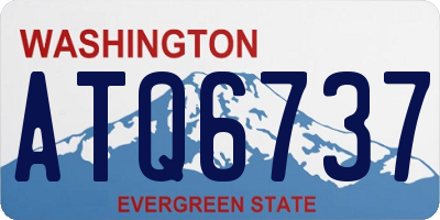 WA license plate ATQ6737