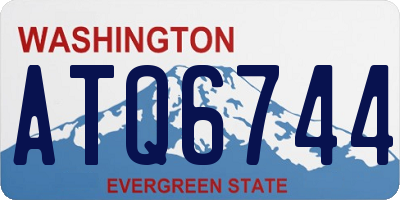 WA license plate ATQ6744