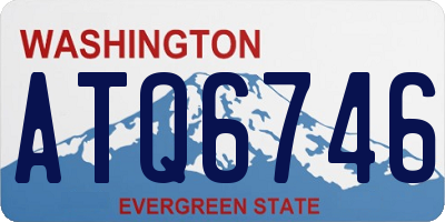 WA license plate ATQ6746