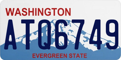 WA license plate ATQ6749