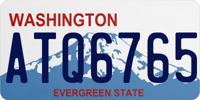 WA license plate ATQ6765