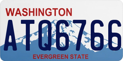 WA license plate ATQ6766