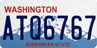 WA license plate ATQ6767