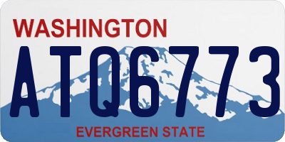WA license plate ATQ6773