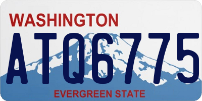 WA license plate ATQ6775