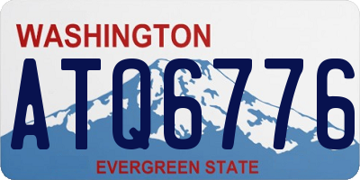 WA license plate ATQ6776