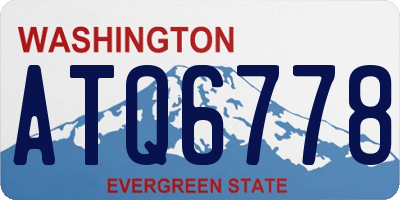 WA license plate ATQ6778