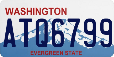 WA license plate ATQ6799
