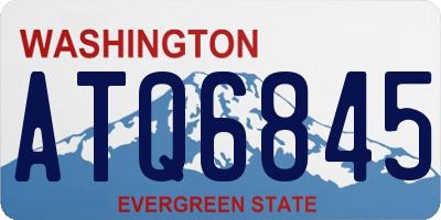 WA license plate ATQ6845