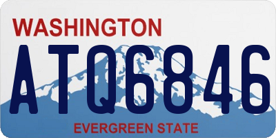 WA license plate ATQ6846