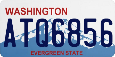WA license plate ATQ6856