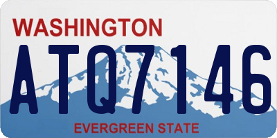 WA license plate ATQ7146