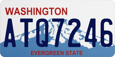 WA license plate ATQ7246