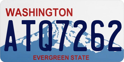 WA license plate ATQ7262