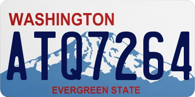 WA license plate ATQ7264