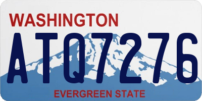 WA license plate ATQ7276