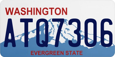 WA license plate ATQ7306