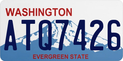 WA license plate ATQ7426