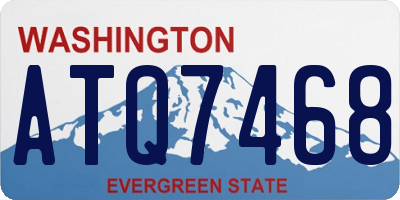 WA license plate ATQ7468