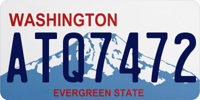WA license plate ATQ7472