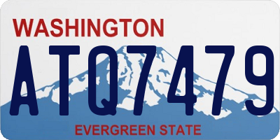 WA license plate ATQ7479