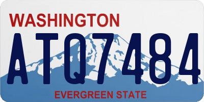 WA license plate ATQ7484