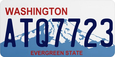 WA license plate ATQ7723