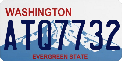 WA license plate ATQ7732