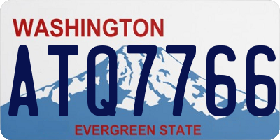 WA license plate ATQ7766