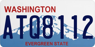 WA license plate ATQ8112