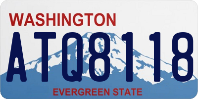 WA license plate ATQ8118