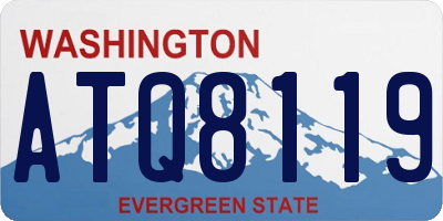 WA license plate ATQ8119