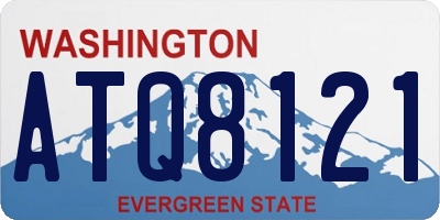 WA license plate ATQ8121