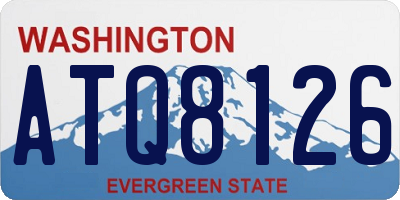 WA license plate ATQ8126