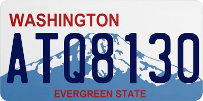 WA license plate ATQ8130