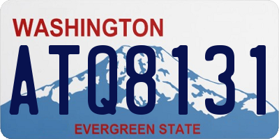 WA license plate ATQ8131