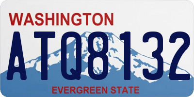 WA license plate ATQ8132