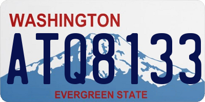 WA license plate ATQ8133