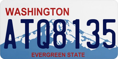 WA license plate ATQ8135