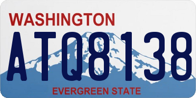 WA license plate ATQ8138